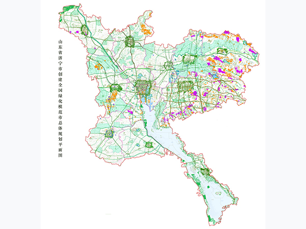 山东省济宁市创建全国绿化模范市总体规划